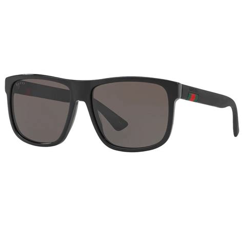 sonnenbrille versace gucci stoff|Gucci GG0010S 58 Grey & Black Sunglasses .